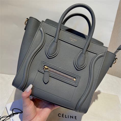 celine nano luggage flamingo|Celine nano luggage kohl.